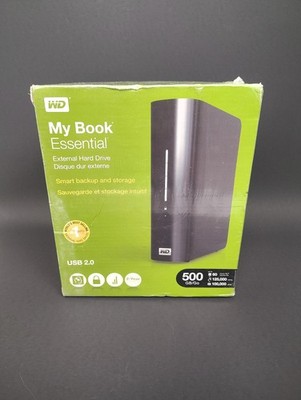 Western Digital External Hard Drive 500 GB My Book Essential Edition USB 2.0