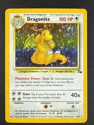 Pokemon TCG Fossil Dragonite 4/62 Holo Rare