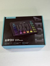 GLOMTHEIA AR011 USB-C External Sound Card Voice Changer RGB Noise Canceling