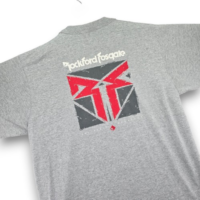 #ad Rockford Fosgate Car Audio Fanatics T Shirt Mens 2XL Grey Graphic Tee USA Made $23.99