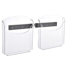 Brochure Holder for Dual Use Prize Wheel Clear Acrylic Display Stand Tradeshow