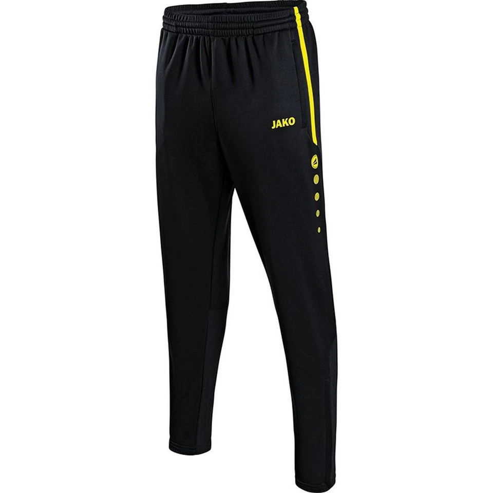 Jako Fußball Trainingshose Active Herren Sporthose schwarz gelb - Bild 1 von 1