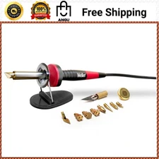 25W Woodburning Soldering Iron Kit 15Pc Tips & Accessories for Craft Design