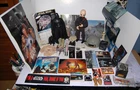 vintage star wars fan club and figure lot with shirt kenner lucasfilm disney