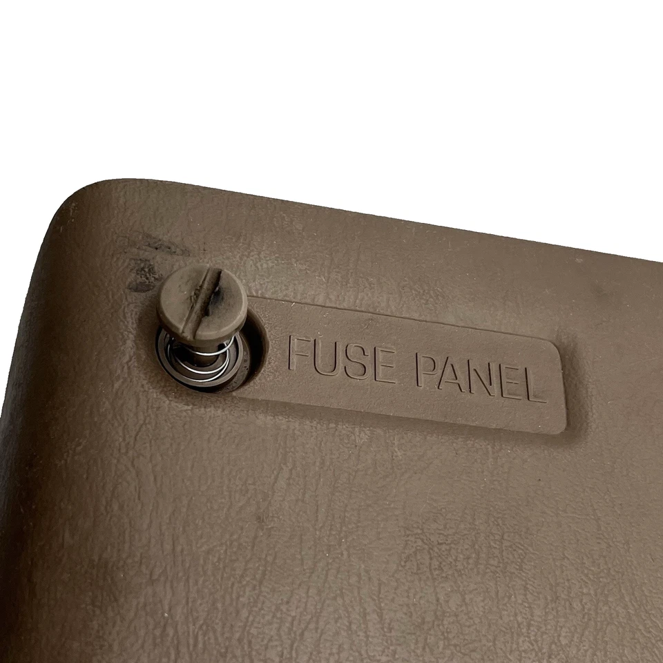 Cubierta del panel de fusibles del tablero marrón tostado Ford Excursion F250 1999-2003 F81B-25044F08-AE Foto 4 de 4