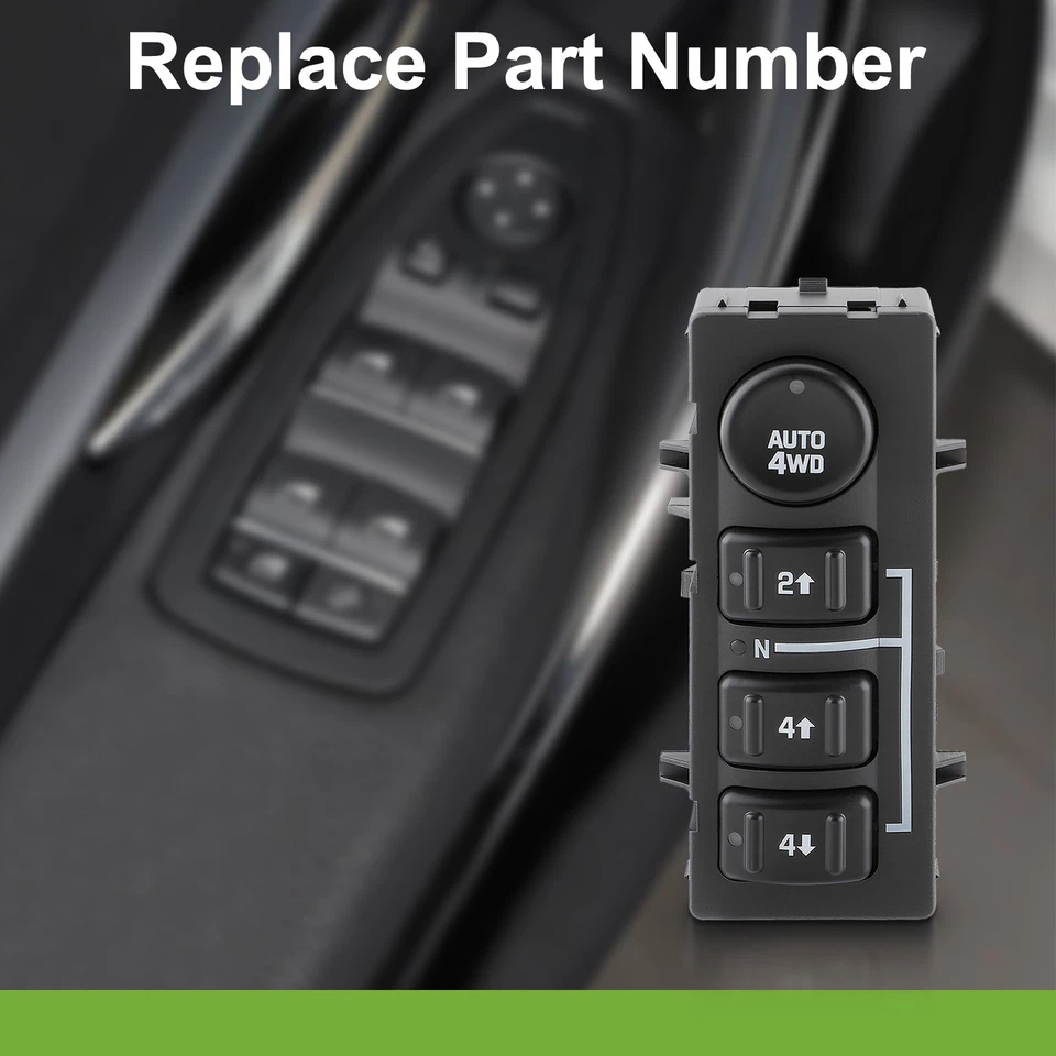 Interruptor selector 4x4 para GM CHEVY TAHOE YUKON SILVERADO SIERRA SUBURBAN AVALANCHE Foto 3 de 4