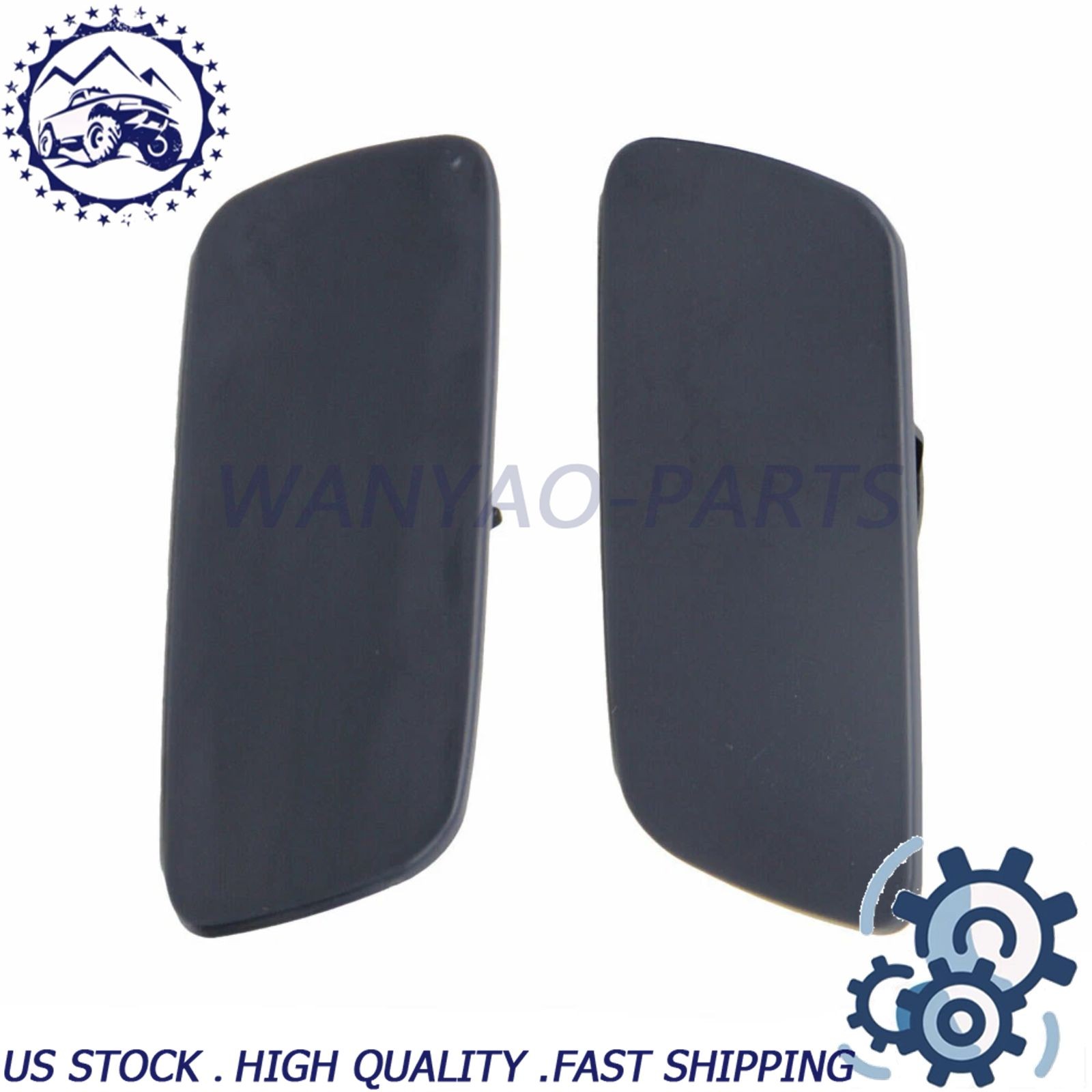 For 10-18 Rolls-Royce Ghost Pair Headlamp Washer Cover Front LH RH 61677244959