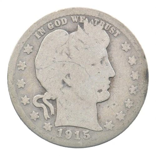 1915-D Barber Quarter Estate Coin Collection *309