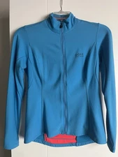 Gore Bike Wear Women's Element Thermo Cycling Jersey Blue - Large Full Zip