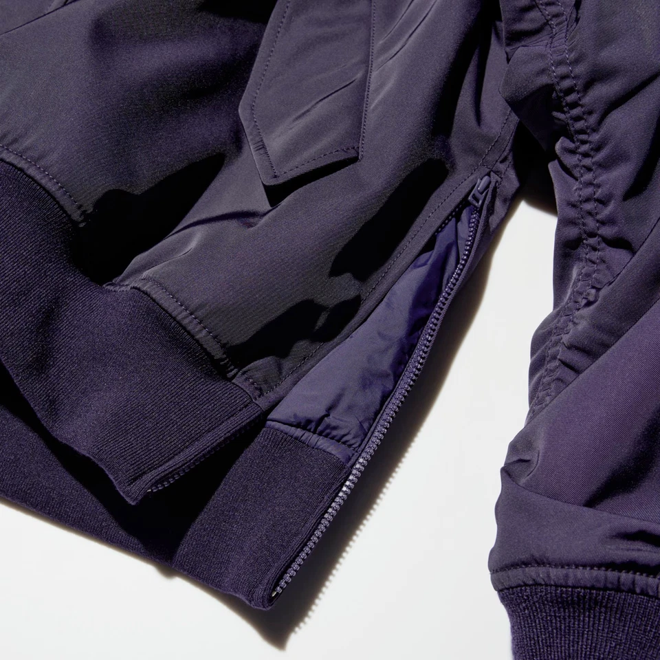 UNIQLO : C Bomber Jacket - Dark Purple - M - Oversized fit - Clare Waight Keller - Image 3 of 4