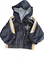 NFL New Orleans Saints Kids Jacket - Black  Gold 12 Months
