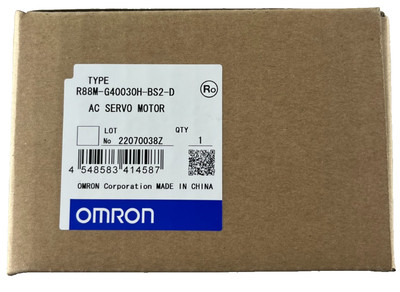Omron R88M-G40030H-BS2-D AC Servomotor 400W 200V 3000U/min Bremse Neu