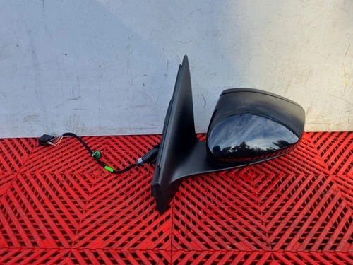 SKODA FABIA WING MIRROR PASSENGER LEFT MK4 2021-2025 BLACK HEATED FOLDING 