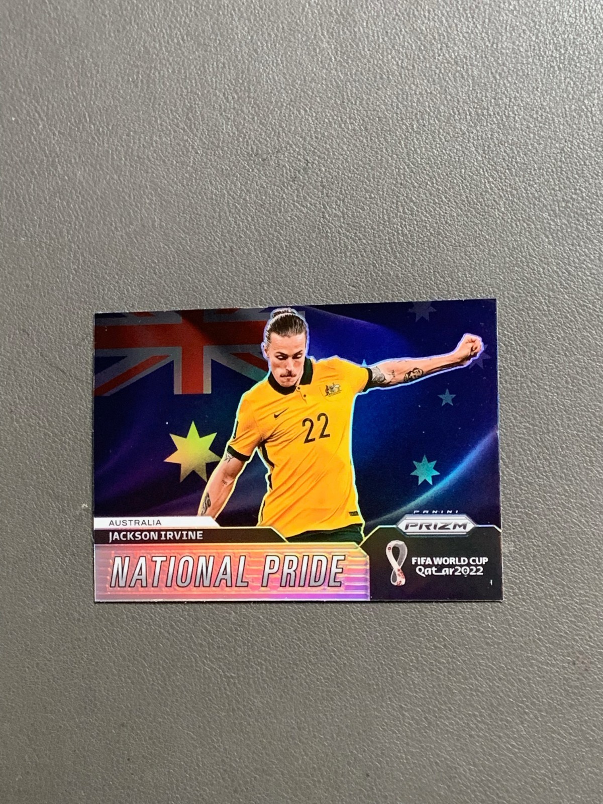 2022 Panini Prizm World Cup Jackson Irvine National Pride SP