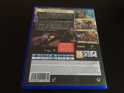 Jeu PS3 Sherlock Holmes : Crimes & Punishments - Neuf Sous Blister - Version PAL FR - PEGI 16