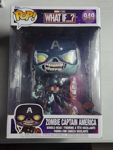 Zombie Captain America Jumbo 10 Inch Special Edition Marvel Funko Pop Vinyl