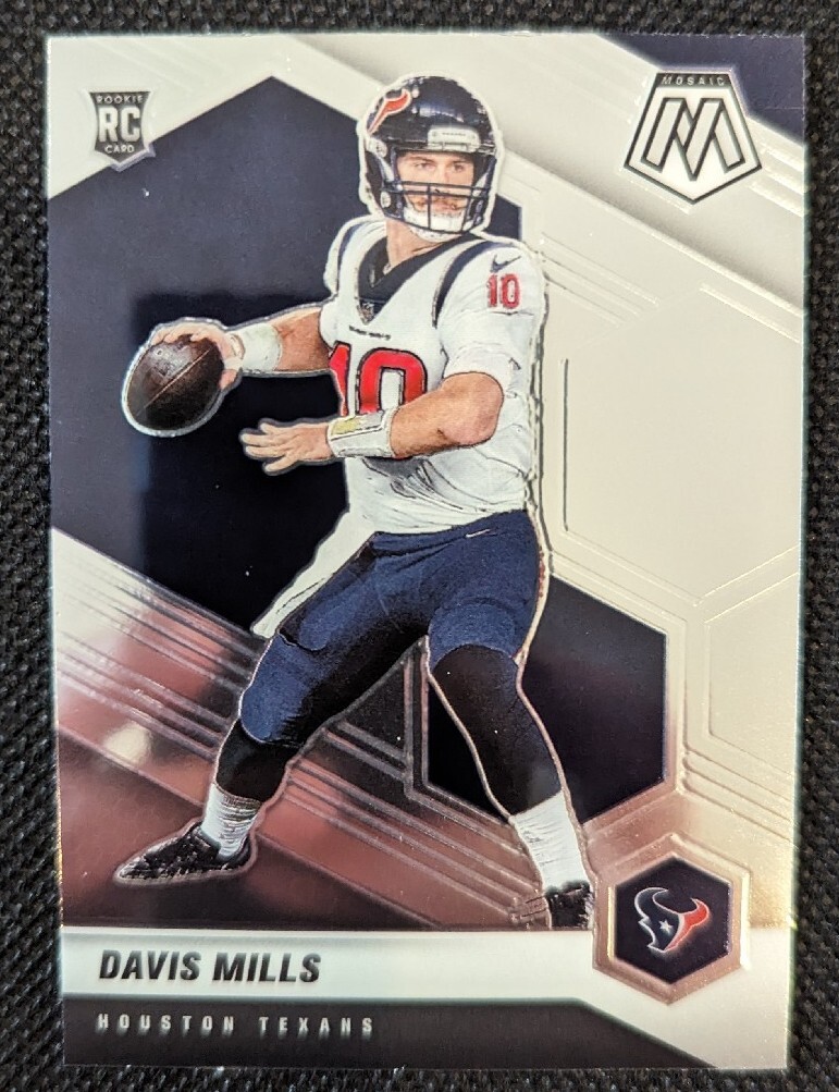 2021 Panini Mosaic DAVIS MILLS RC #322 Rookie Houston Texans
