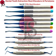 Dental Surgical Tooth Extraction Root Elevators Luxating Periotome Periodontal
