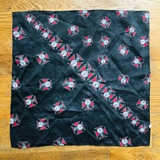 Skull  Crossbones Motorcycle Head Wrap Bandana Scarf 22"