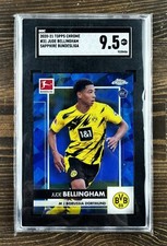 2020-21 Topps Chrome Sapphire Bundesliga #31 Jude Bellingham RC SGC 9.5