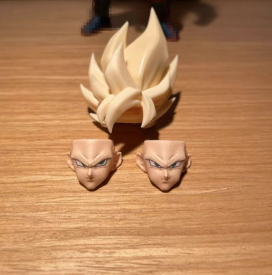 custom DRAGON BALL z S.H.Figuarts Super Saiyan Goku head kit（NO Figure）