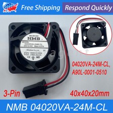 FANUC Machine Cooling Fan 24V 0.07A For NMB 04020VA-24M-CL A90L-0001-0510 4020