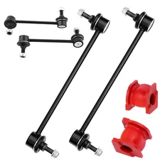 6PC Front Rear Sway Bar Links + Front Bushings FITS Honda Pilot Acura MDX ZDX