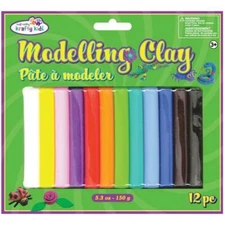 Multicraft Imports Modeling Clay 150g 12/Pkg-Assorted, KC510