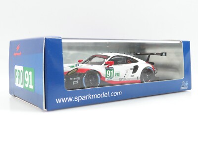 1:43 Spark S5833 Porsche 911 RSR GT Team Le Mans 2017 Y7