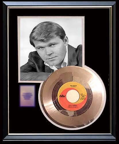 GLEN CAMPBELL GALVESTON 45 RPM GOLD RECORD NON RIAA AWARD RARE! | eBay