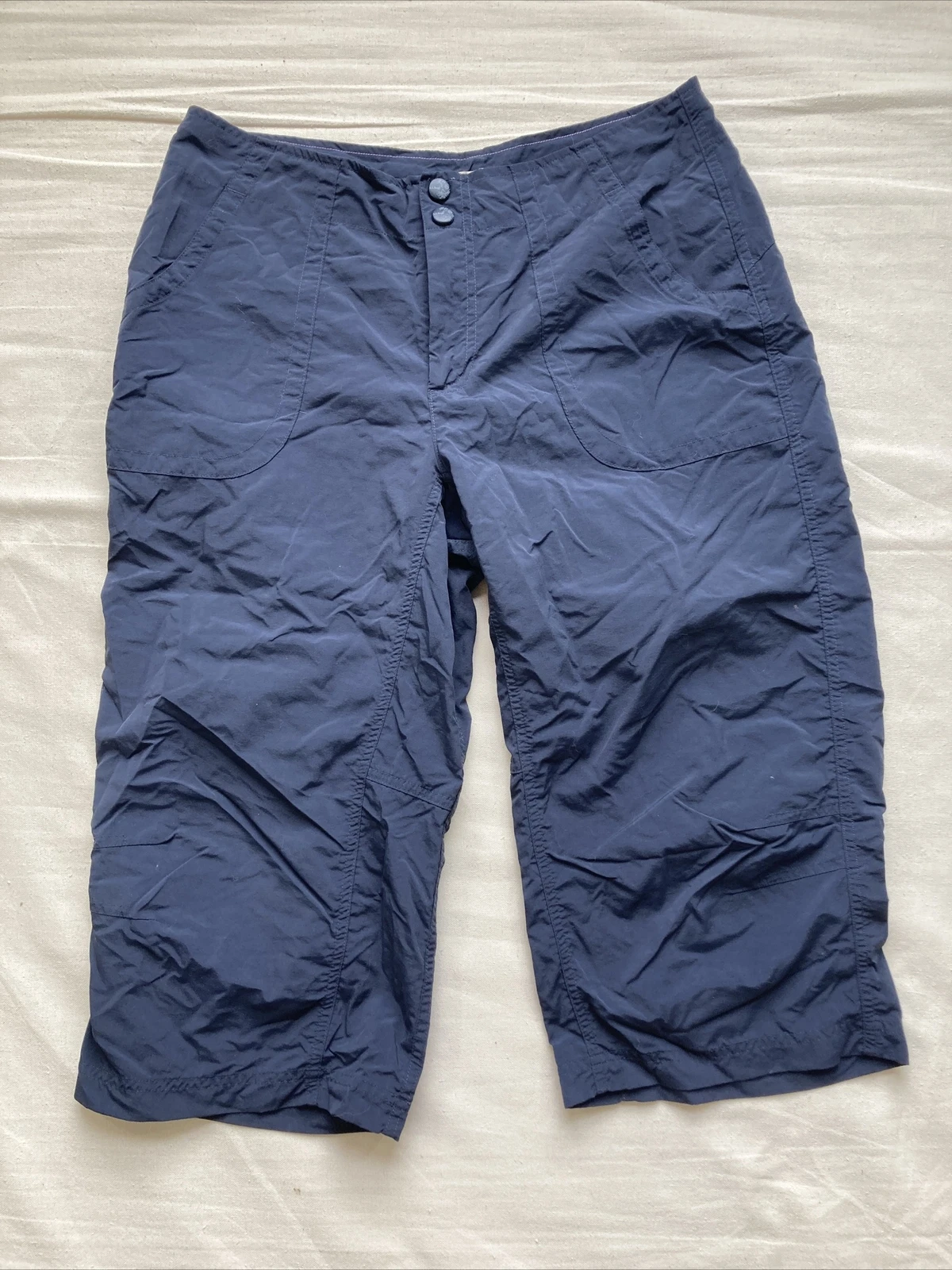L.L. Bean Women's Nylon Capri Pants, Size 12 (32x19)