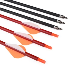 YLSIO Archery 30in Mixed Carbon Arrow Targeting Arrows Hunting Shooting Practice