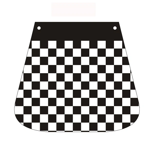 bavette scooter vespa à damier universelle - Photo 1/3