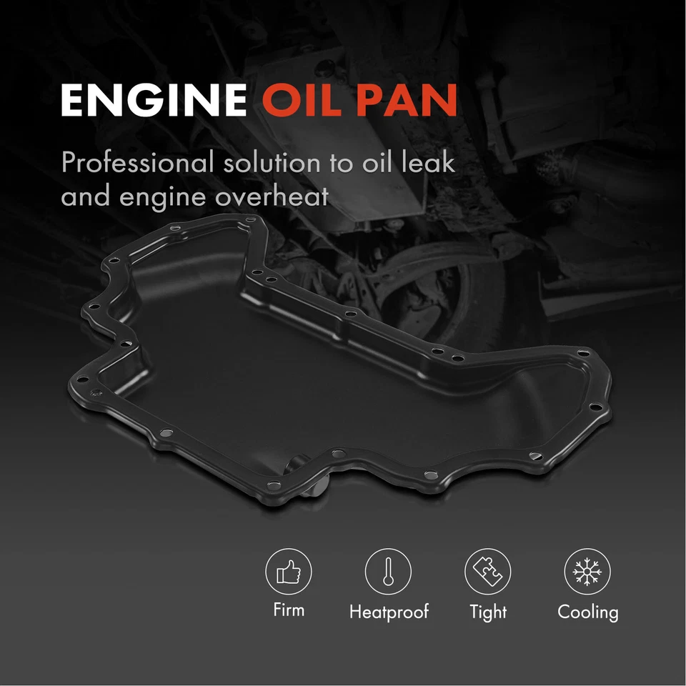 Cacerola de aceite inferior del motor para Mercedes-Benz W203 W204 C209 W218 R171 R230 2720100128 Foto 2 de 4