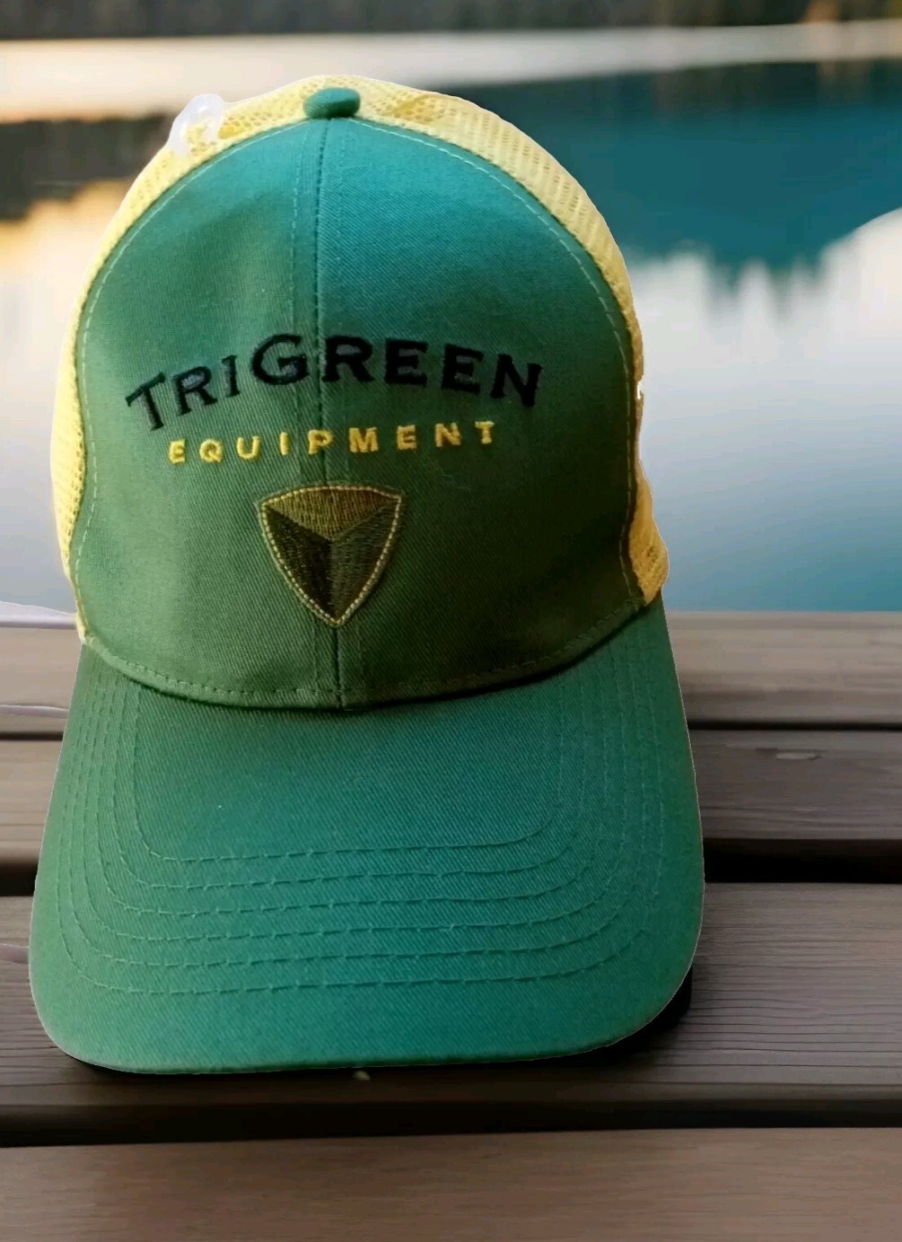 John Deere TriGreen Trucker Cap One Size Farm Tractor Equipment Hat A2