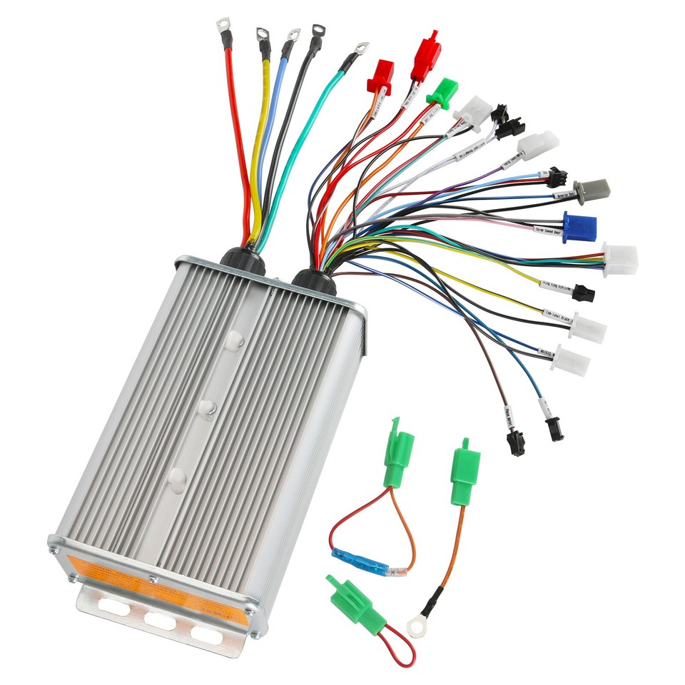 Kit Contrôleur 48V-72V + Câblage + Accélérateur Pour Kart électrique Ou VTT (neuf)