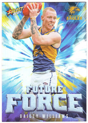 2024 AFL FOOTY STARS [FUTURE FORCE] CARD - FF85 Bailey WILLIAMS (WEST COAST)