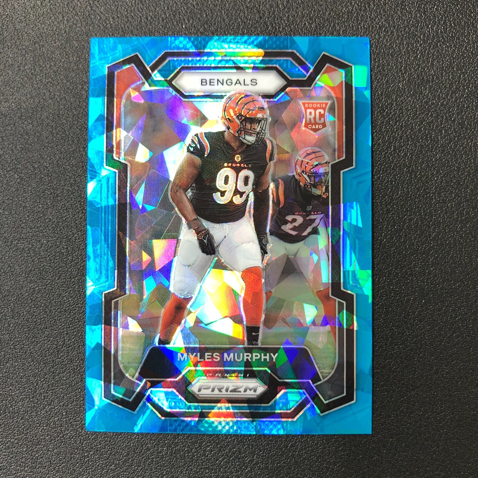 2023 Panini Prizm NFL Football #320 Myles Murphy Blue Ice /99 RC Bengals