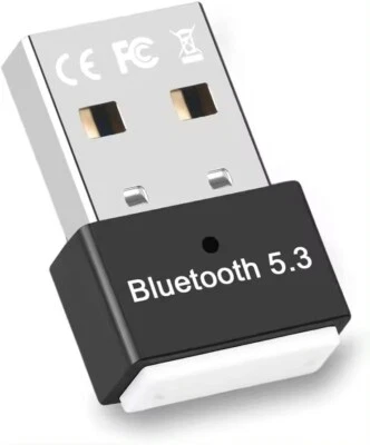NACHTIGALL Bluetooth 5.3 USB Adapter Stick Transmitter Dongle PC Laptop Notebook Tastatur