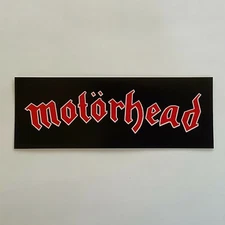 Motorhead Sticker Vinyl Decal 6" X 2" Rock Metal Window Bumper (364)