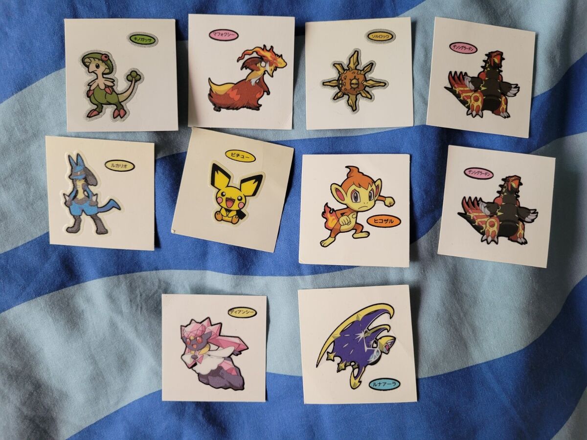 Pokemon daiichi pan deco-chara/decochara seals bread sticker Pokemon daiichi pan deco-chara/decochara seals bread sticker