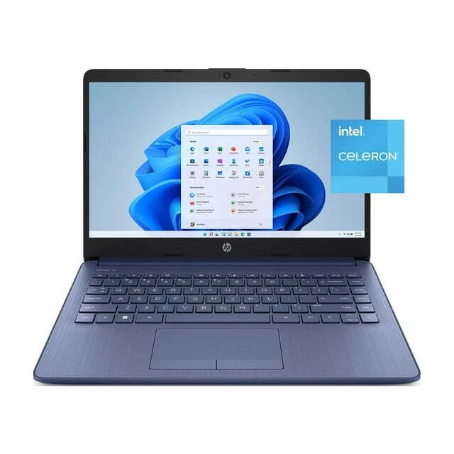 New HP Stream Laptop 14" HD Celeron N4120 8GB 64GB eMMC Webcam Office 365 Blue - Image 4 of 4