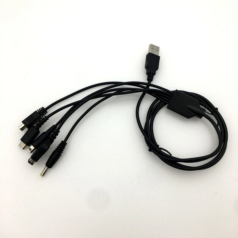 5in1 USB Charging Cable Charger for Nintendo GBA SP WII U New 3DS NDSL XL DSI - Image 3 of 4