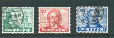 Berlin Mi-Nr. 61-63 gestempelt - geprüft Hans-Dieter Schlegel BPP - Mi. 180,- - Bild 1 von 2