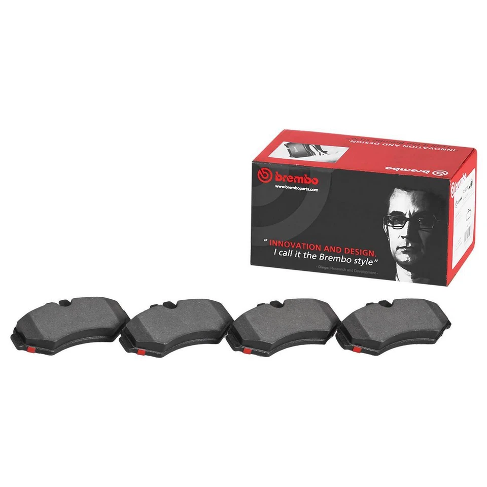 Pastillas de freno de disco delanteras de cerámica Brembo P50018N para 94-99 Mercedes-Benz S320/S420 Foto 3 de 4