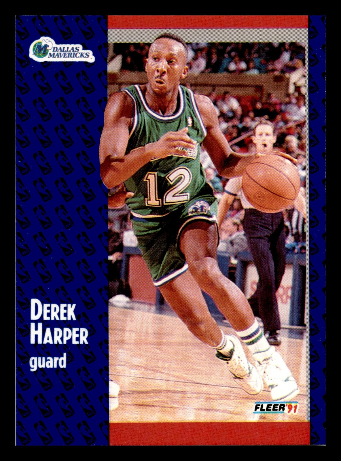 Derek Harper 1991-92 Fleer #45 Dallas Mavericks NM-MINT