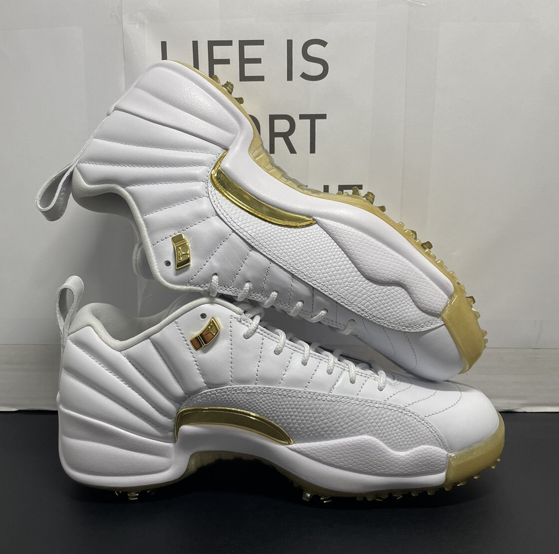 Nike Air Jordan XII G NRG M22 Low Masters Gold DM0106117 Men's Size 10