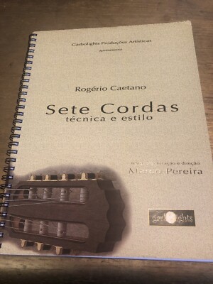 Rogerio Caetano & Marco Pereira   Sete Cordas Tecnica E Estilo Rare Book CD,