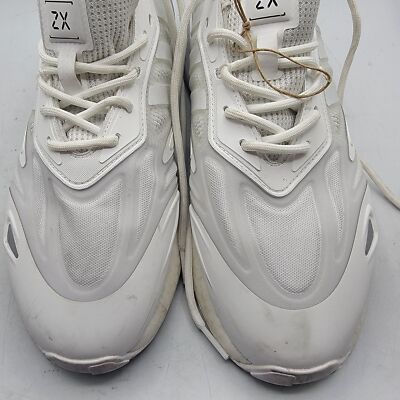 Adidas ZX 2K Boost 2.0 Men 10.5 White Athletic Sneaker Running