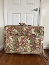 DVF Diane Von Furstenberg Vintage Tapestry Floral Luggage